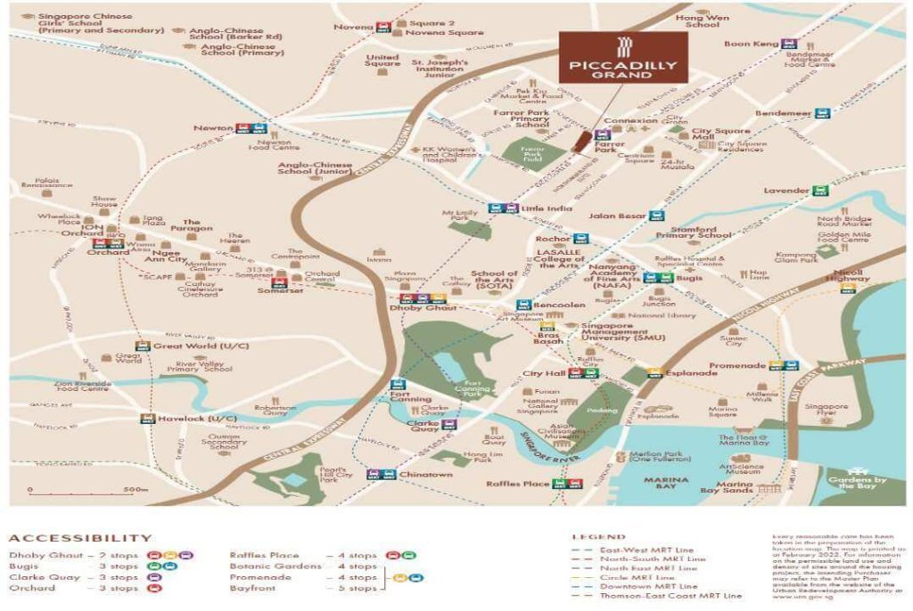 Piccadilly-Grand-Location-Map