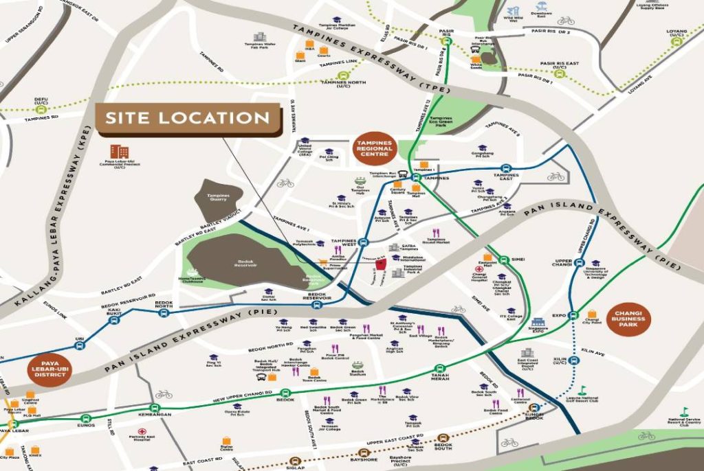 Rivelle-Tampines-Location-Site-Location-Map